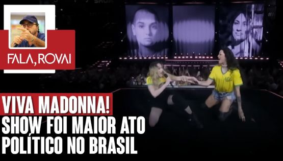 Show da Madonna foi maior show político dos últimos tempos; roubou bandeira do Brasil de Bolsonaro