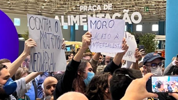 VÍDEO: Moro é recebido em Porto Alegre aos gritos de "juiz ladrão, porrada é solução"