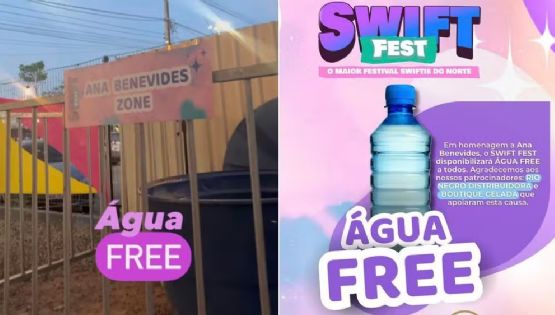 Taylor Swift: hamburgueria faz “tributo" a Ana Clara Benevides com caixa d’água e gera revolta