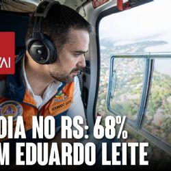 Pesquisa Quaest: 68% culpam Eduardo Leite pelas inundações no Rio Grande do Sul